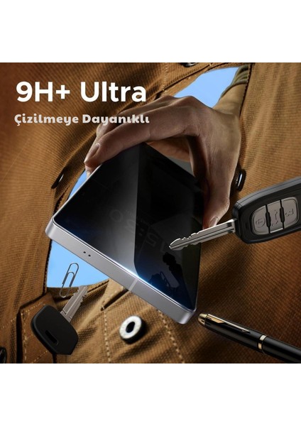 Samsung S24 Tam Kaplayan Hayalet Parmak Izi Bırakmayan Safir Ekran Koruyucu Cam
