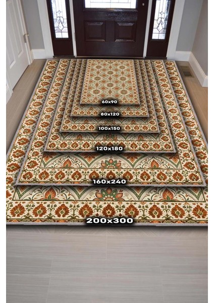 Geleneksel Çiçek Desenli Halı, Mozaik Halı, Klasik Oturma Odası Halısı fırsatları