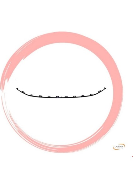 Ön Tampon Panjur Alt Çıtası Siyah Egea 2021-