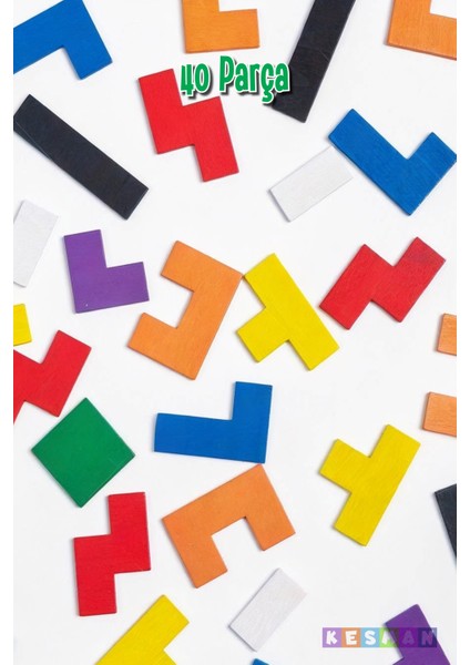 Montessori Ahşap Tetris & Blok Puzzle Zeka Oyuncağı Seti fiyatları