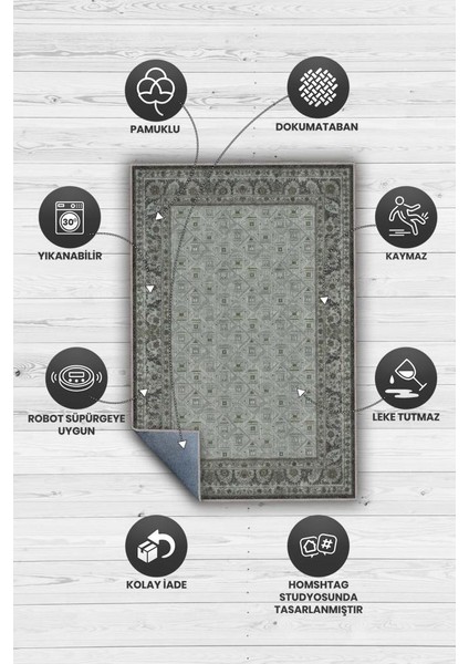 Minimalist Geometrik Desenli Çiçeklibordürlü Gri Salon Halısı, Modern Oturma Odası Halısı, Japandi Halı modelleri
