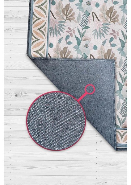 Iskandinav Oda Dekoru Temalı Pastel Renkli Çiçekli Oturma Odası Halısı, Yıkanabilir Deniz Evi Tarzı Halı fiyatları