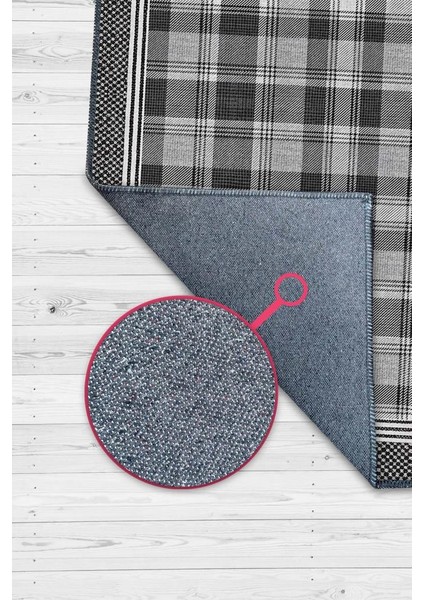 Modern Geometrik Gri Halı, Kareli Minimalist Ev Dekoru Halısı, Yıkanabilir Ekose Halı fiyatları