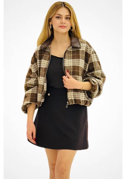 Bdk Ekose Desenli Ceket 7852-26K