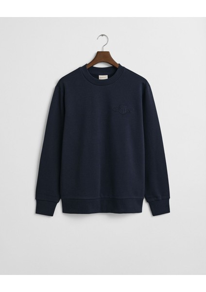 Erkek Lacivert Regular Fit Sweatshirt 2067055.433