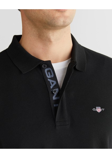 Erkek Siyah Regular Fit Polo Yaka Polo 2425334T.5