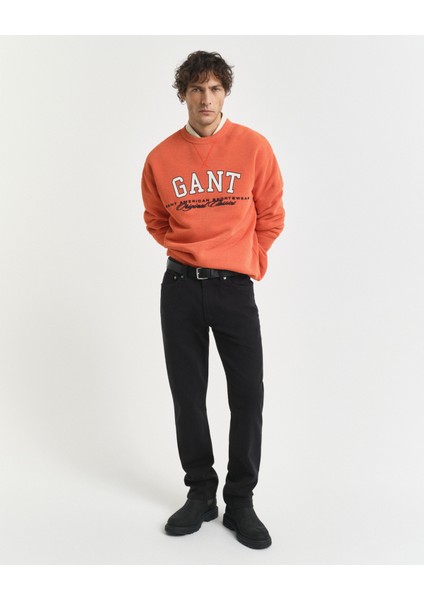 Erkek Siyah Regular Fit Soft Twill Jean 1000501.5