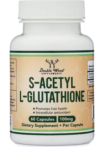 S-Acetyl L-Glutathione 100MG 60 Capsul. Abd Menşei 45.