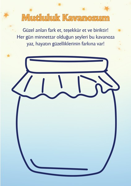 Mutluluk Kavanozu Pozitif Düşünce Defteri | Mutluluk Notları | A5 Boyut | Planlayıcı | Not Defteri fırsatları