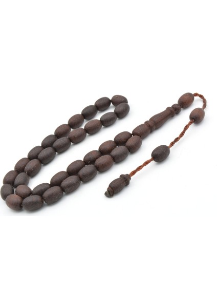 Sistemli Kapsül Kesim Bilek Boy Ketenli Kahverengi Fiber Tesbih fiyatları