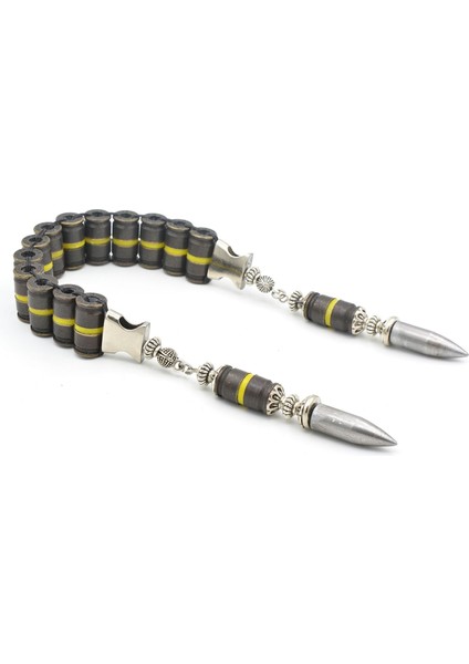 Usta Işi Eskitilmiş Mermi Kovanı Zaza Tesbih