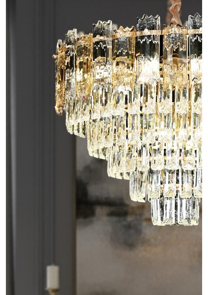 Artemis Gold 60 cm Kristal Avize – Salon ve Oturma Odası fiyatları