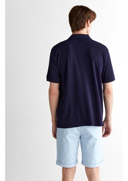 Erkek Lacivert Relaxed Fit Polo 2425124T.433 fiyatları