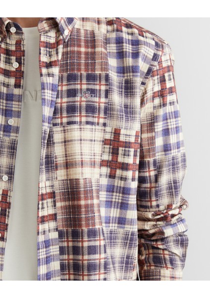 Erkek Bordo Relaxed Fit Gömlek 3825347T.604 indirimleri