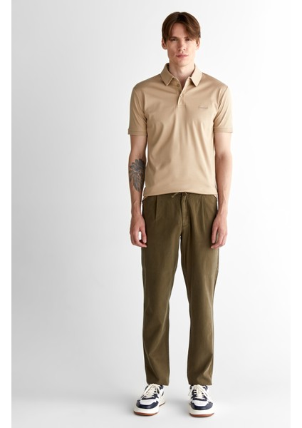 Erkek Bej Slim Fit Polo 2014027.239 modelleri