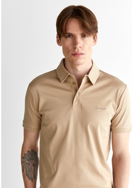Erkek Bej Slim Fit Polo 2014027.239 fırsatları