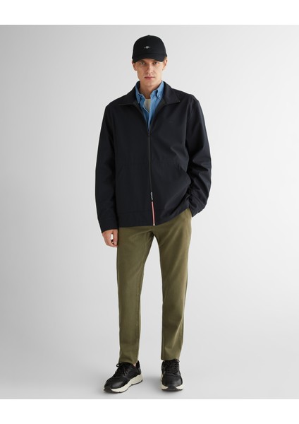 Erkek Siyah Regular Fit Dik Yaka Ceket 7125104T.5 fırsatları