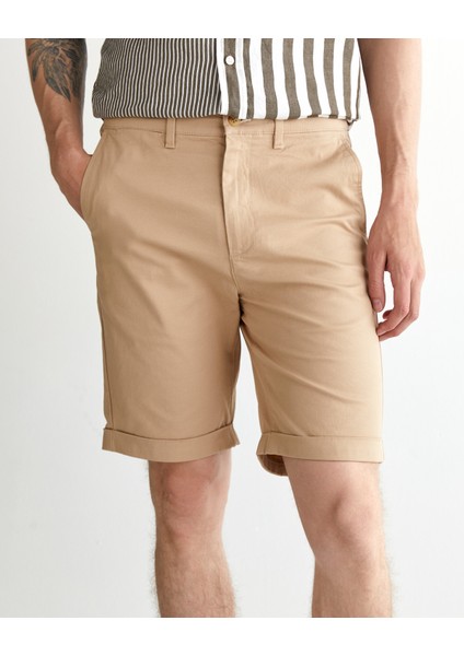 Erkek Bej Slim Fit Şort 205353.277 fırsatları