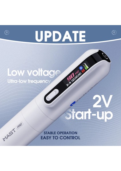 Tour Y22 Pro Kablosuz Kalıcı Makyaj ve Dövme Makinesi - Beyaz