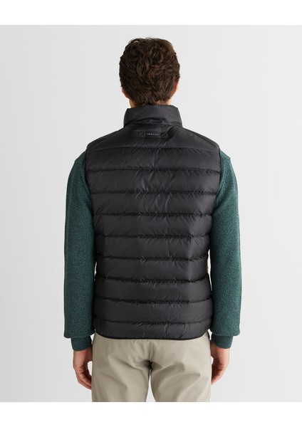 Erkek Siyah Regular Fit Dik Yaka Kaz Tüyü Yelek 7006527.5 fiyatları