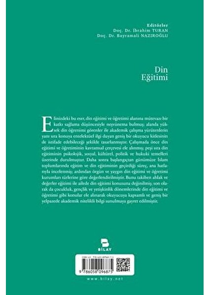 Din Eğitimi - Bayramali Nazıroğlu - Bilay Yayın Evi modelleri