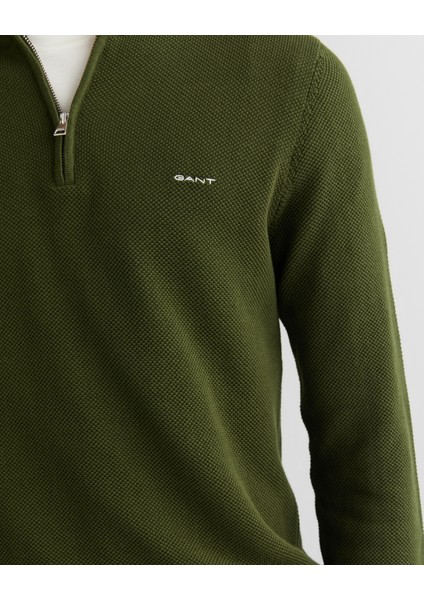 Erkek Haki Regular Fit Yarım Fermuarlı Triko 8040523.360 indirimleri