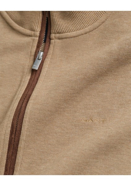 Erkek Bej Regular Fit Fermuarlı Hırka 2028042.296 fiyatları