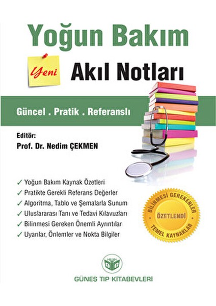 Yoğun Bakım Akıl Notları - Nedim Çekmen Pratik ve Güncel Bilgilerle 688 Sayfa modelleri
