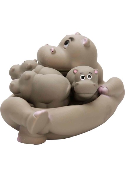4’lü Hipopotam Banyo Oyuncağı modelleri