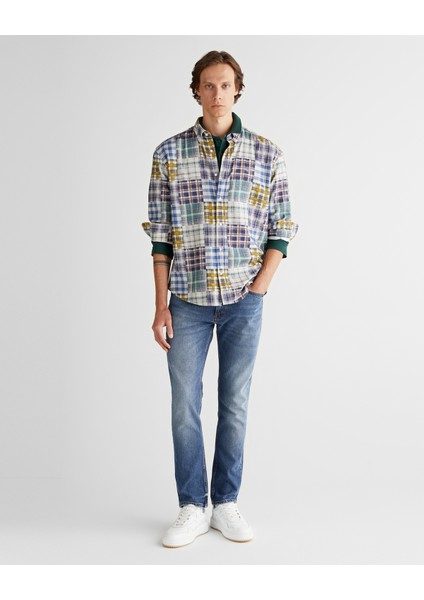 Erkek Lacivert Relaxed Fit Gömlek 3825347T.433 modelleri