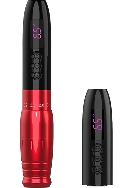 Lola Air Pro Red Wireless Battery Permanent Makeup Pen Machine X2 Power