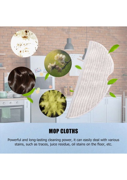 Xiaomi Roborock S5 Max S6 Pure S6 Maxv S5 Elektrikli Süpürge Için 2 Adet Paspas Bezi (Yurt Dışından) modelleri