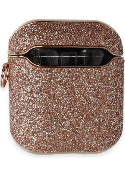 Airpods 2 (2.nesil) Spell Simli Kılıf - Rose Gold modelleri
