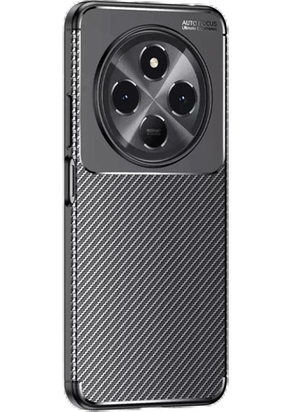 Tecno Spark 30C Kılıf Auto Focus Karbon Kapak - Siyah fiyatları