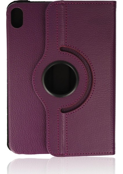 OMR02 iPad Mini 6 Kılıf 360 Tablet Deri Kılıf - Mürdüm fiyatları