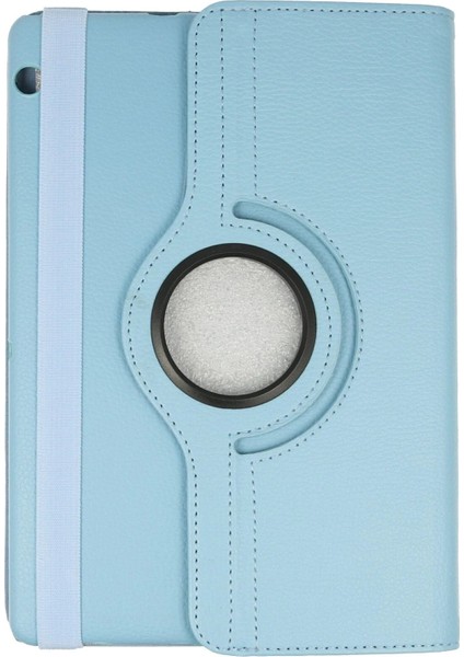 Huawei Mediapad T3 10 / 9.6 Kılıf 360 Tablet Deri Kılıf - Turkuaz