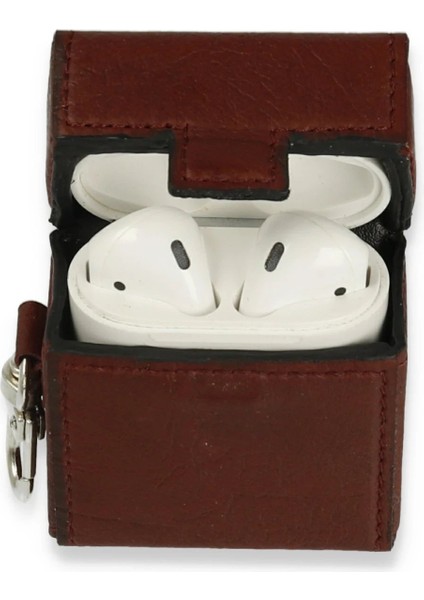 CPT83 Airpods 2 (2.nesil) Deri Kılıf - Bordo fiyatları