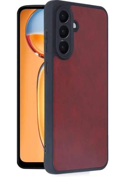 Samsung Galaxy A26 Kılıf Aras Deri Kapak - Bordo modelleri