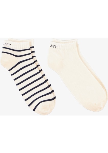 Erkek Krem Çizgili Çorap 9960351.130