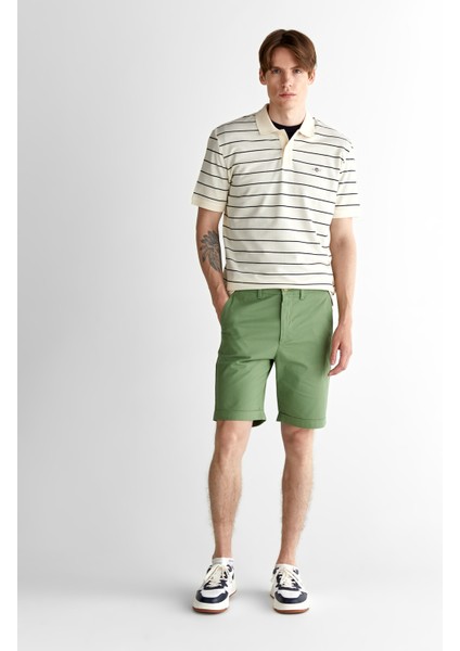 Erkek Krem Regular Fit Çizgili Polo 2014026.130 modelleri