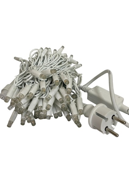 10 Metre Amber (Sarı) Ip LED Yılbaşı Süsü IP65 Dış Mekan Eklenebilir Beyaz Kablolu Dekoratif LED Işık indirimleri