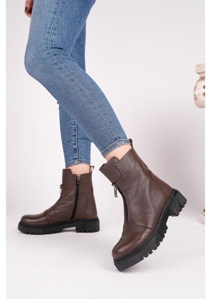 Hakiki Deri Kadın Deri Postal Bot TRC170-2613 fiyatları
