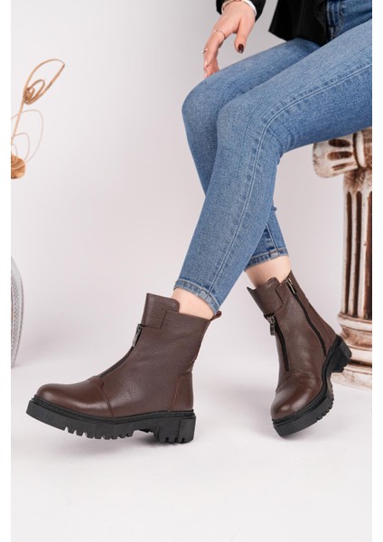 Hakiki Deri Kadın Deri Postal Bot TRC170-2613 modelleri
