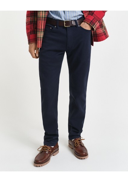 Erkek Lacivert Regular Fit Soft Twill Jean 1000501.433 fırsatları