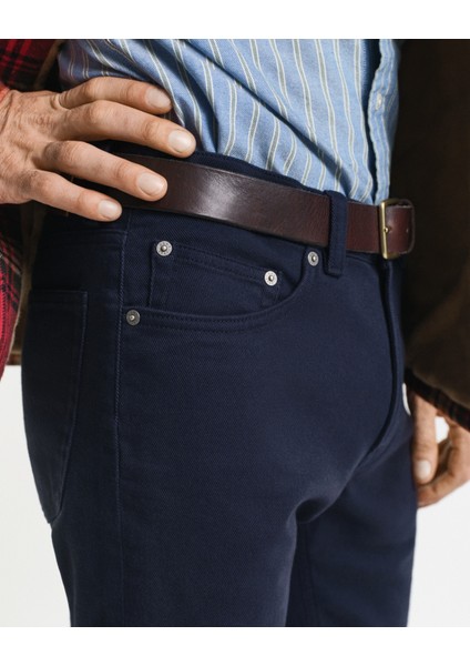 Erkek Lacivert Regular Fit Soft Twill Jean 1000501.433 indirimleri