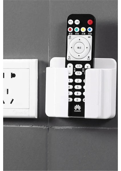 Yapıştırmalı Telefon Kumanda Tutucu Mobil Şarj Priz Askısı ve Telefon Standı Kablo Tutucu fiyatları