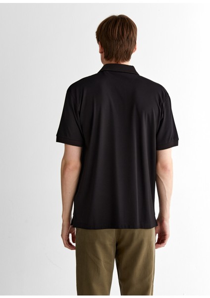 Erkek Siyah Relaxed Fit Polo 2425124T.5 fiyatları