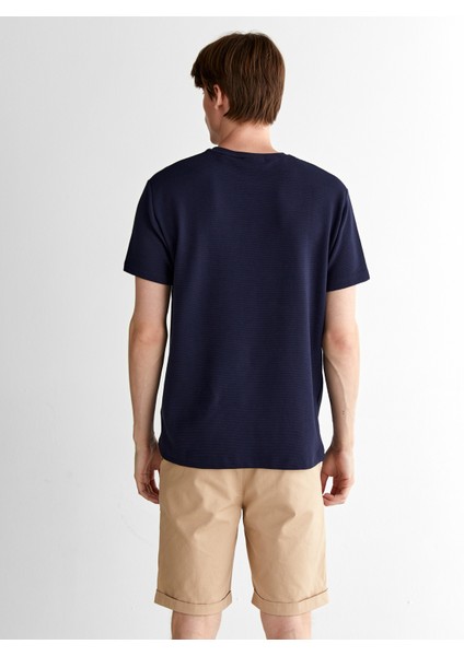 Erkek Lacivert Regular Fit Bisiklet Yaka T-Shirt 2003304.433 fiyatları