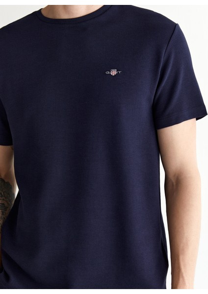 Erkek Lacivert Regular Fit Bisiklet Yaka T-Shirt 2003304.433 indirimleri