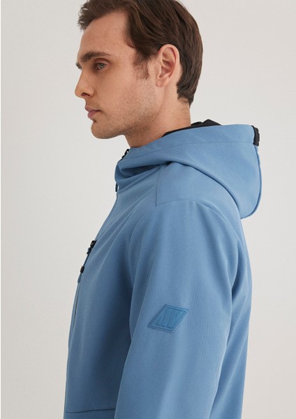 Kapüşonlu Mavi Ceket 0110351-70744